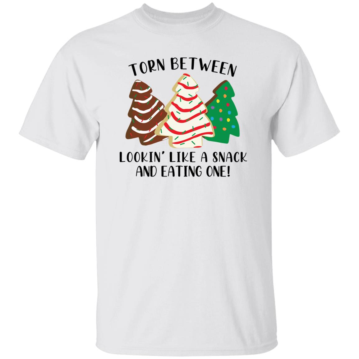 Little debbie Torn between looking like a snack and cat in one Christmas shirt